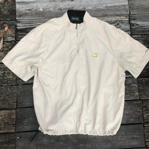 SOLD--Masters Quarter Zip Golf Windbreaker